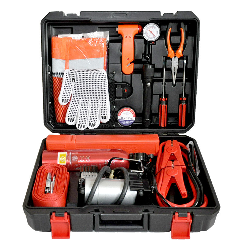 冀波 汽车应急救援大工具箱18件套