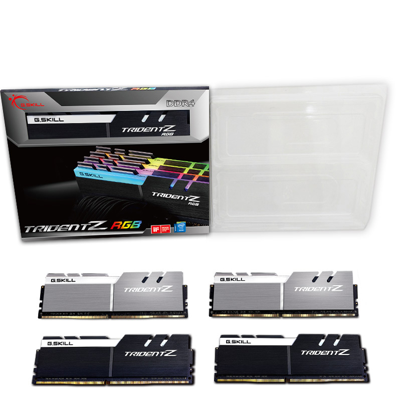 芝奇(G.SKILL)幻光戟系列 DDR4 3200频率 32G(8Gx4)套装 台式机内存 RGB灯条