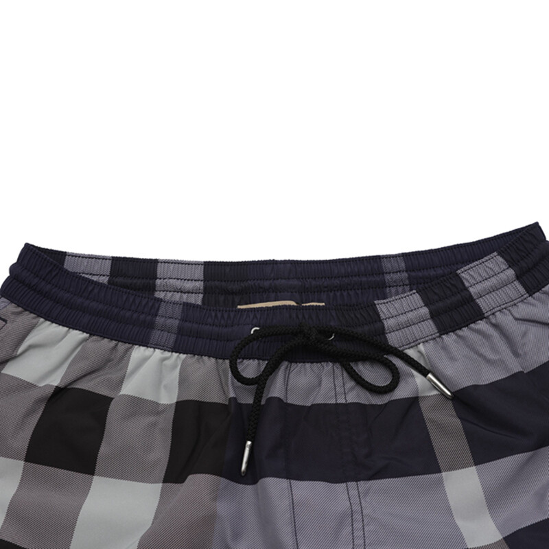 burberry 巴宝莉 男士蓝色棉纶格纹休闲短裤 40054561 s