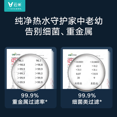 云米泉先与小米净水器比较哪个好?有区别吗?