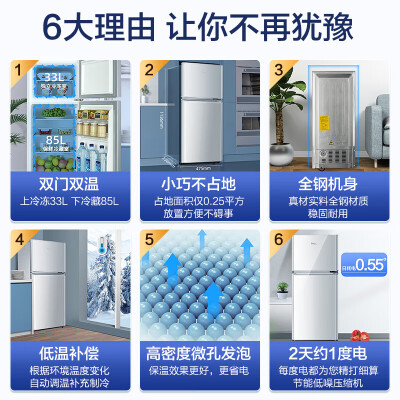海尔118升冰箱和关的112升冰箱有区别没有_http://www.meifudie.com_好物_第4张