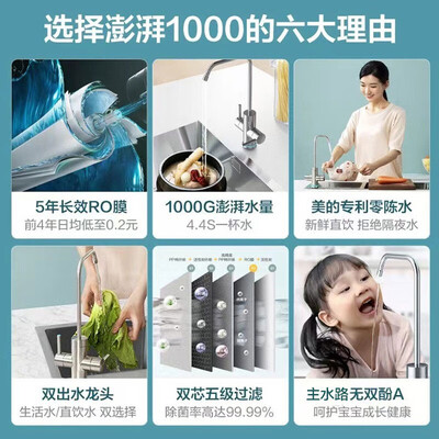 美的澎湃净水器和椰子净水器哪个好?区别是什么?