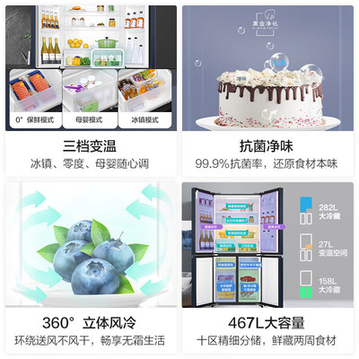 分享体验海尔467升冰箱真实使用感受？不用的有没有！
