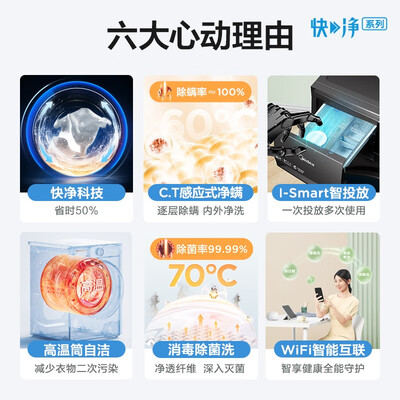 讨论说说美的洗衣机MG100V58WIT感受如何,消费者用后感受-盒子日记