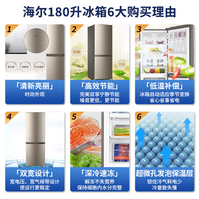 海尔180升冰箱和美的172升冰箱哪个好?有何区别?