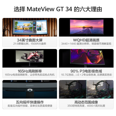 华为MateView GT 34怎么样？好不好？