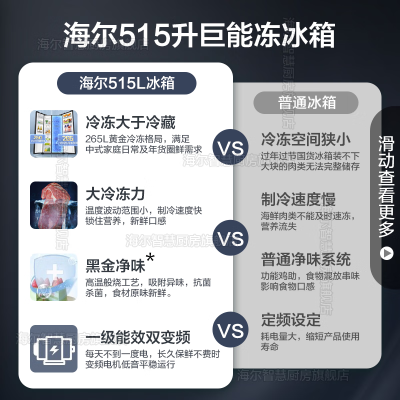 海尔冰箱515wdpd跟527wdpc对比哪个好？有何区别？