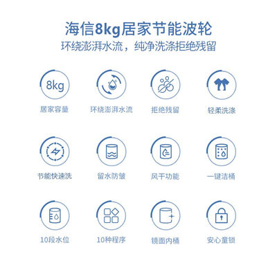 深入曝光海信HB80DA332G洗衣机怎么样？全方位深度解析