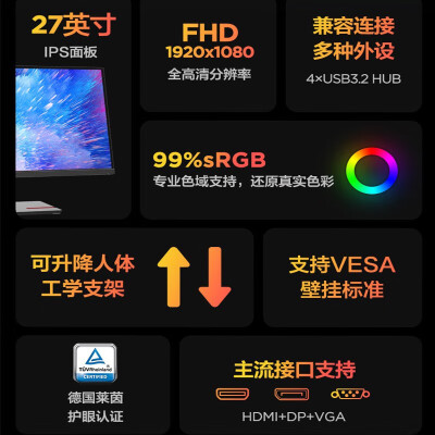 联想l27跟27英寸对比哪个好？区别是？