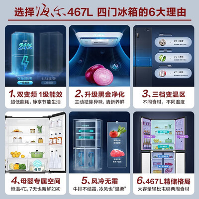 用户爆料海尔四门冰箱467升真实使用心得？图文长篇记录必看！