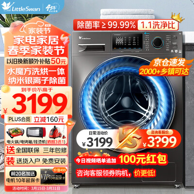 看看爆料小天鹅TD100V868WMADT性能如何？曝光使用感受