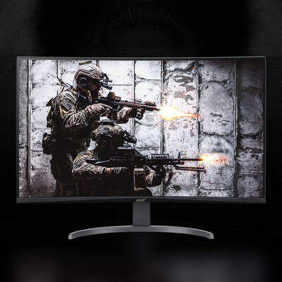 大神体验宏碁ED320Q X曲面显示器到底怎么样，图文长篇记录-盒子日记