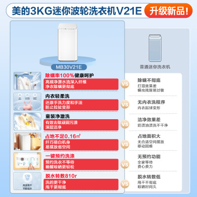 美的mb72v31和mb80eco1哪个好？有区别没有？