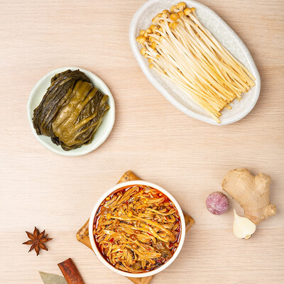 饭扫光饭扫光 新生代下饭菜两联瓶金针菇280g2怎么样?评价如何?