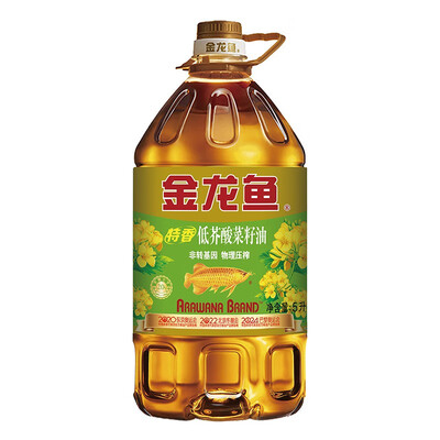 金龙鱼 食用油 特香低芥酸菜籽油5L 非转基因 物理压榨怎么样?评价如何?