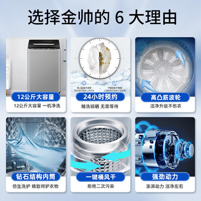 金帅XQB120-3668真实感受如何-金帅XQB120-3668真实优缺点汇总_http://www.meifudie.com_好物_第2张