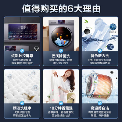 使用后体验海尔10KG洗衣机EG10010B18S是否还划算？告知二周感受告知！