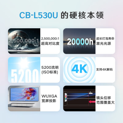 爱普生CB-L530U投影仪怎么样？上档次吗？