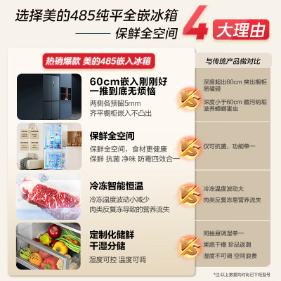 美的446和478冰箱比较哪个好？区别是什么？