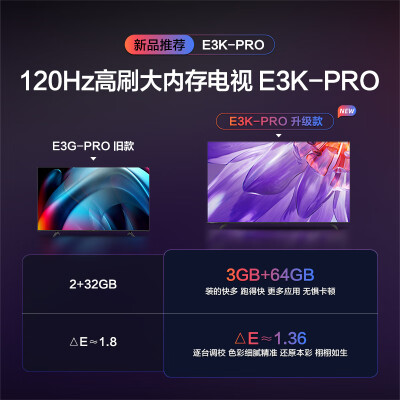 海信75E3G-PRO和75E3K-PRO哪个好？有区别吗？