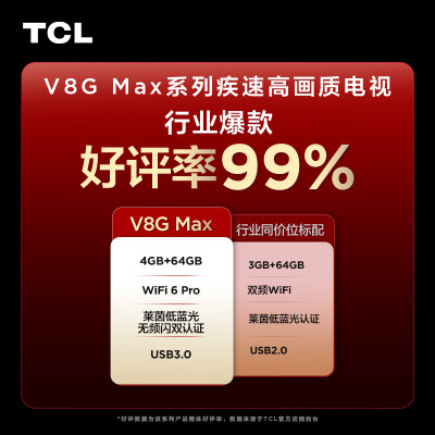 tcl65v8gmax和海信65E5H pro哪个好？区别是？