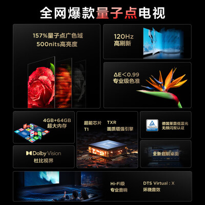 tcl65t8gmax和海信65E5H pro哪个好？区别是什么？