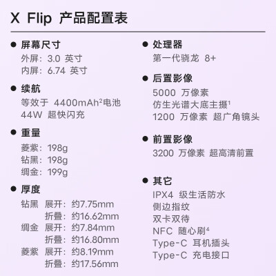 vivoxflip对比三星zflip4哪个好？有区别吗？