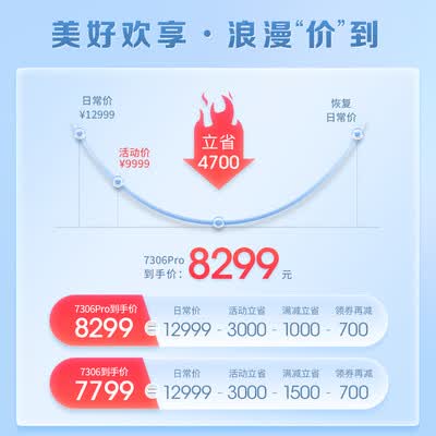 奥佳华7306与7505哪个好?区别有吗?