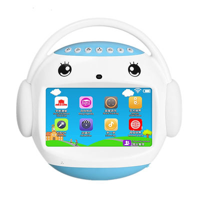 名校堂 r7智能机器人儿童视频早教机k歌触屏故事机益智学习英语机wifi