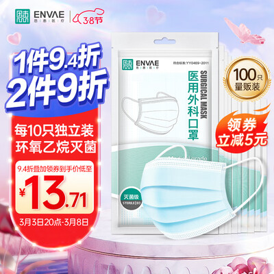 ENVAE长方形挂耳式灭菌级 蓝色值不值得入手_http://www.meifudie.com_好物_第1张