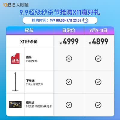 投影仪大眼橙X11怎么样？值得入手吗？