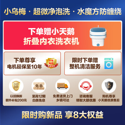 过来人体验小天鹅TB100V85PLUS测评下质量如何？网上购买正品如何保障！