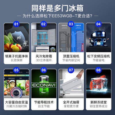 优缺点剖析松下NR-EE53WGB-W冰箱532升使用过后感受？吐槽二个月经验分享！