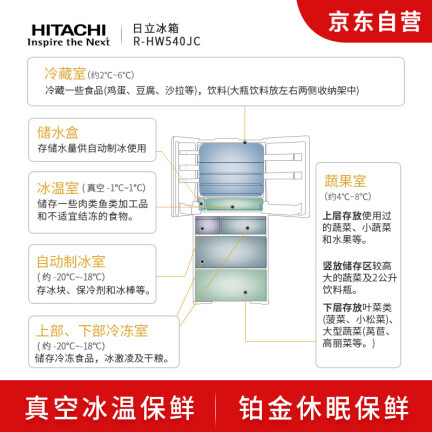 日立R-HW540JC怎么样？好不好？