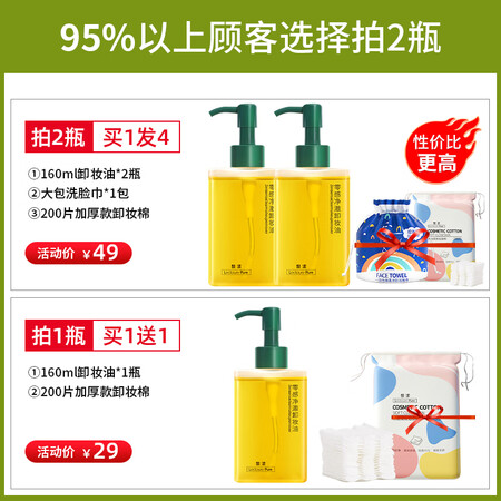 讲述评测感受黎漾植物卸妆油脸部眼唇部温和清洁毛孔敏感肌卸妆膏卸妆水 160ml2瓶用后两个月感受？亲测反馈分享！