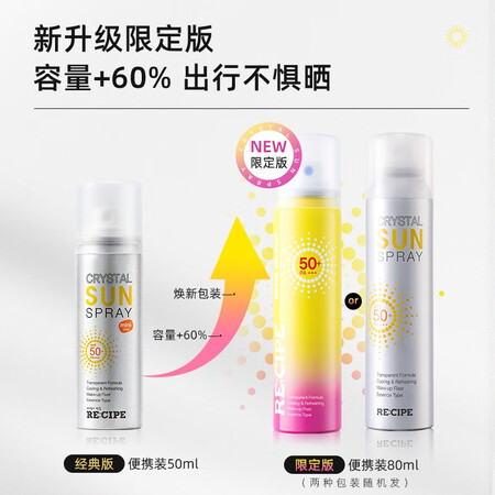 参考解密RECIPE水晶防晒喷雾感觉如何？评测三星期感受告知！