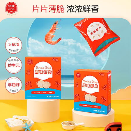 用过剖析伊威(Eastwes) 鲜虾片 宝宝零食饼干 不添加食盐白砂糖质量到底好不好？大家都是如何看待的！