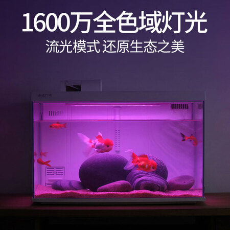 客观评测画法几何智能生态鱼缸S600客厅金鱼缸水族箱米家App可控带真实体验反馈？告知一个月感受分享！