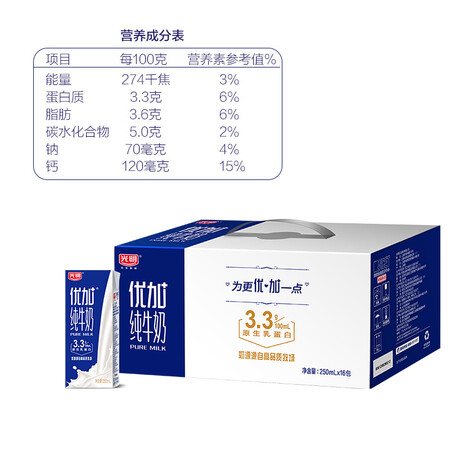深度剖析曝光光明 优加纯牛奶250ml16盒 中华老字号 礼盒装真的是值得买？吐槽大实话！