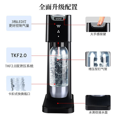 全新分析思科尼诗（SQUARENESS） 气泡水机苏打水机自制碳酸冷饮质量反馈如何？内情必看测评！