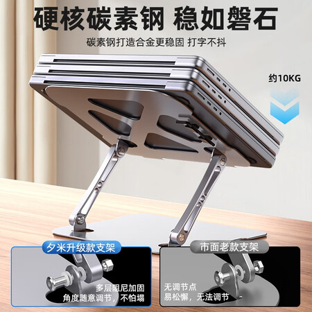 真实说说夕米 P1 笔记本电脑支架托架 折叠升降桌面增高散热器架好不好用？达人分析评测！