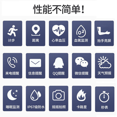 过来人分析奥迪斯（OTS） 智能手表男女学生时尚潮流运动手环多功能心率血压信息来电是否还划算？说说两周心得分享！