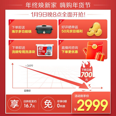 海尔EW130266BKD洗碗机怎么样？评价好吗？
