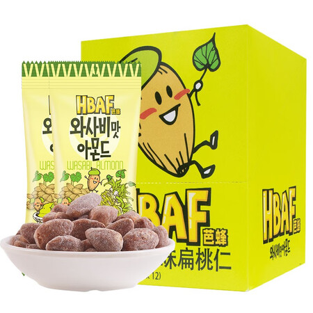 解疑爆料芭蜂 韩国进口 扁桃仁35g 干果坚果巴旦木零食葵味评测怎么样？看看一个月感受分享！