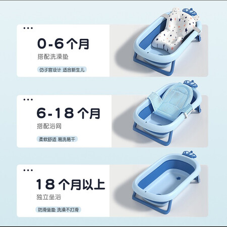 比较剖析英氏（YEEHOO）婴儿洗澡浴盆宝宝可折叠婴儿躺大号浴桶小是否值得呢？入手一周感受告知！