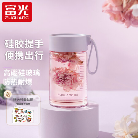 口碑说说富光清然玻璃杯女生夏便携牛奶杯咖啡耐热防爆刻度高颜值水谁用过没有呢？真相评测分析报告！