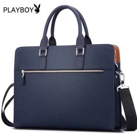 真实爆料花花公子（PLAYBOY）男士手提包牛皮单肩包商务休闲横款男包公文包斜挎包笔真实的经验分享？老手吐槽大实话！！