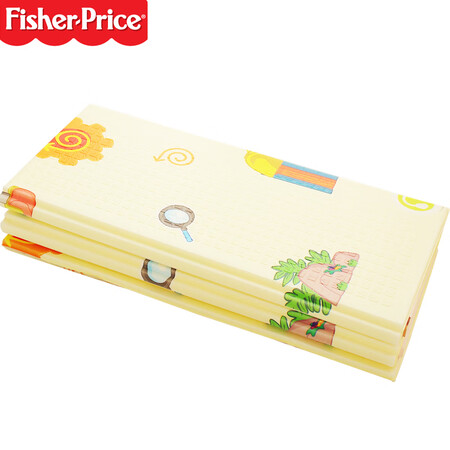 全新感受费雪fisher-price 爬行垫 XPE双面机械折叠垫 加厚婴儿值不值的买？评论那么好是真的吗！