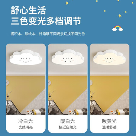 使用评测感受雷士（NVC）吸顶儿童灯 客厅现代简约 卧室灯温馨浪漫灯质量怎么样？使用评测两个月感受！