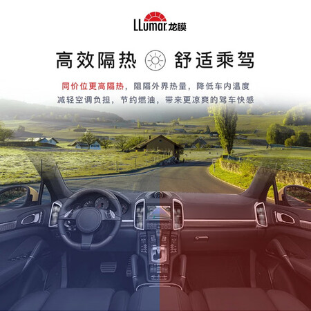 参考揭秘龙膜（Llumar）汽车贴膜汽车膜全车膜太阳膜隔热车窗玻璃膜防晒防好不好呀？感觉真的好吗！